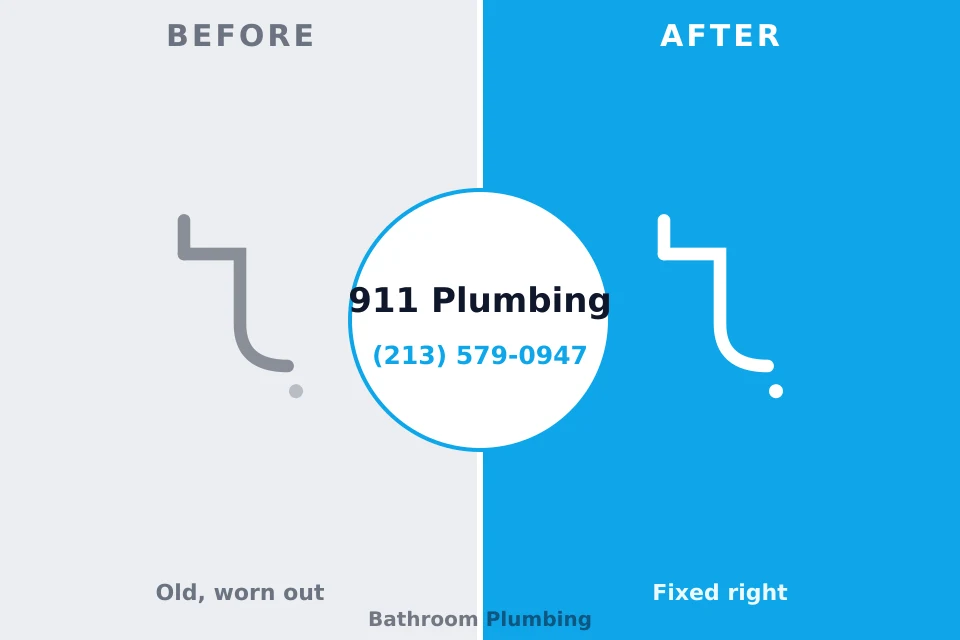 Before and after: plumbing repair Bradley Gardens, NJ